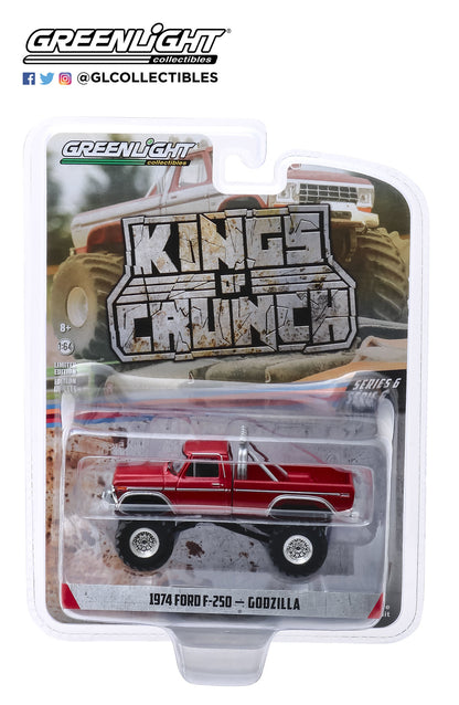 1:64 Kings of Crunch Series 6 - Godzilla - 1974 Ford F-250 Monster Truck
